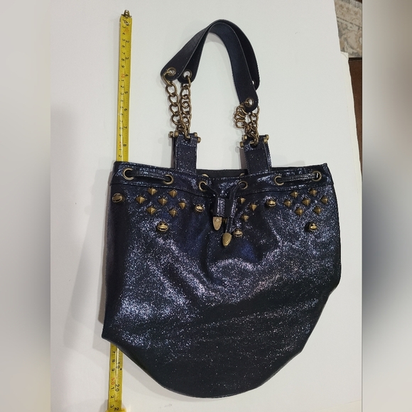 Disney Nightmare before Christmas Fashion blue Jack stud bucket Bag - Picture 6 of 7